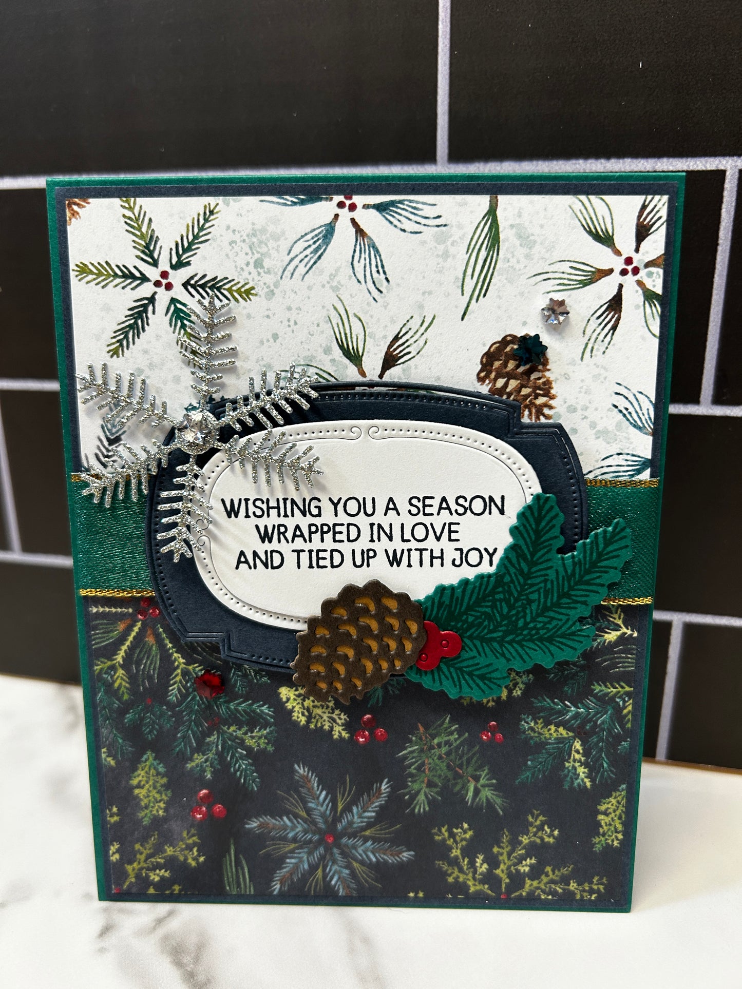 Milo’s Card Club – December Class Packet (Elegant Pines Snowflake Suite)