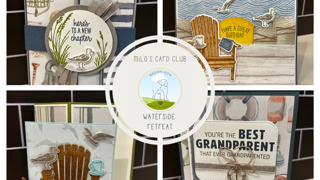 🌊 Milo’s Card Club – May 2026 | Waterside Retreat Suite + 2 Fun Fold Cards!