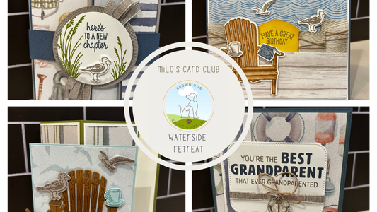 🌊 Milo’s Card Club – May 2026 | Waterside Retreat Suite + 2 Fun Fold Cards!