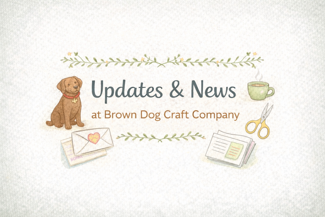 🌸 April 2026 at Brown Dog Craft Company – Classes, Sales & Creative Inspiration!