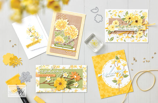 🌸 Milo’s Card Club – February Class to Go Featuring the Floral Delight Suite