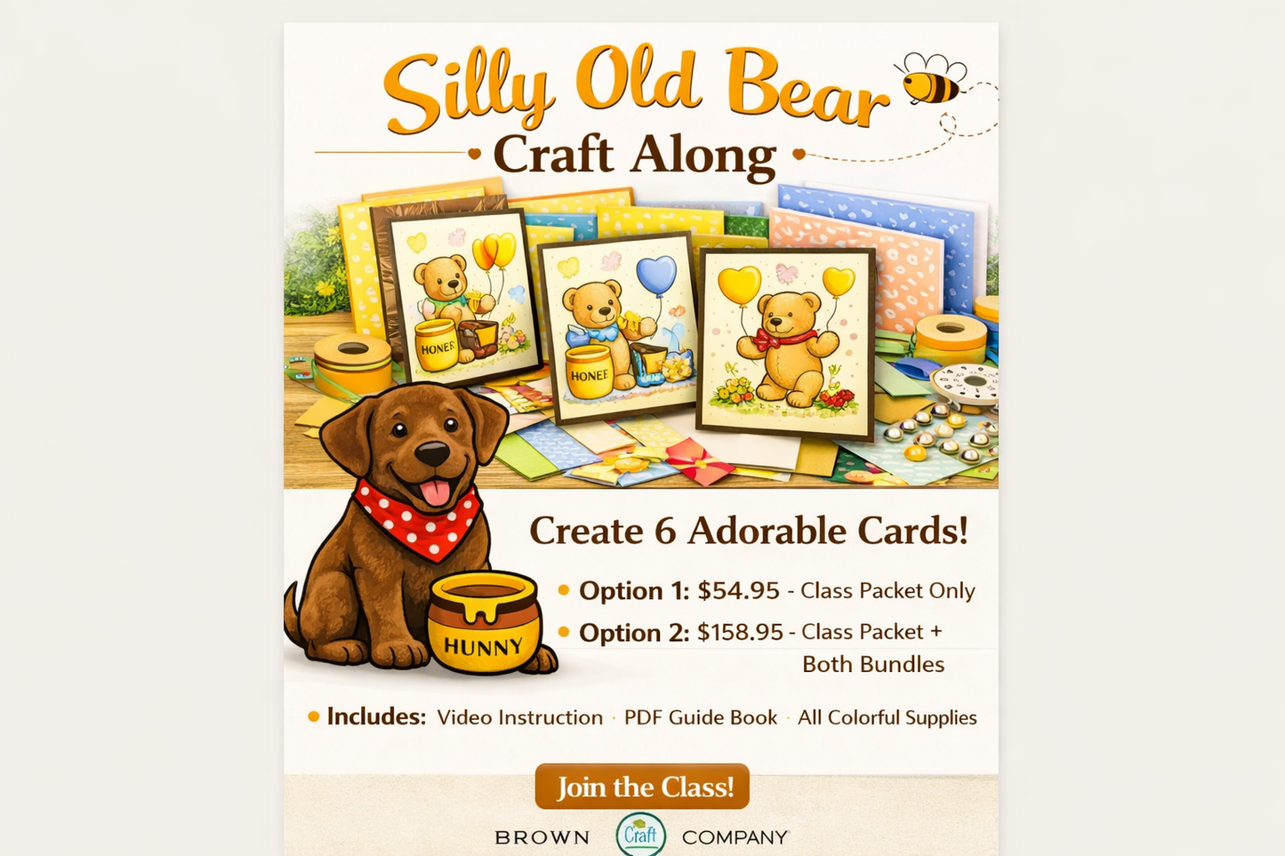 Silly Old Bear Craft Along