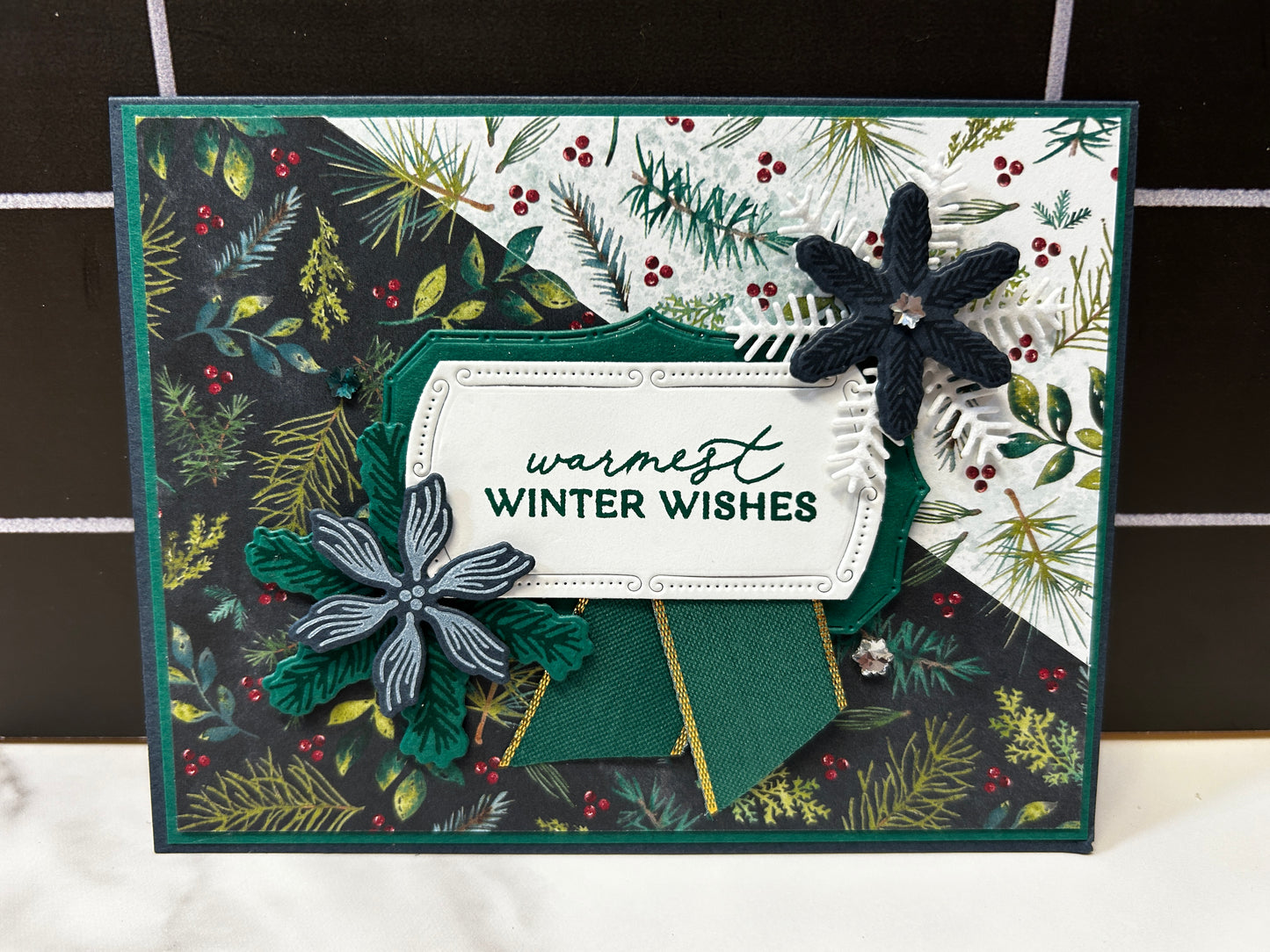Milo’s Card Club – December Class Packet (Elegant Pines Snowflake Suite)