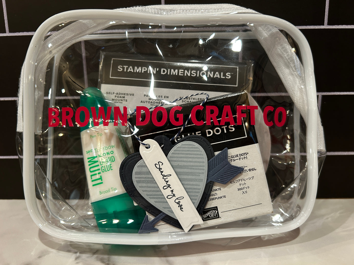 Brown Dog Craft Company Custom Adhesive Pouch
