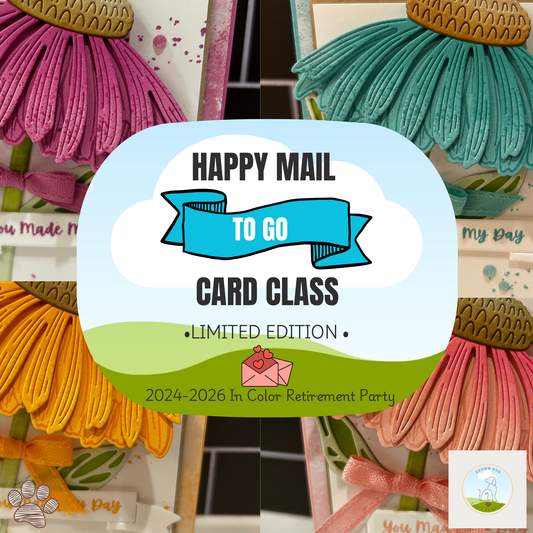 2024–2026 In Color Retirement Party Happy Mail Card Class: LIMITED EDITION Class Packet