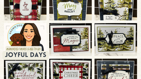 PDF Guide – Joyful Memories & More Class to Go (12 Cards!)