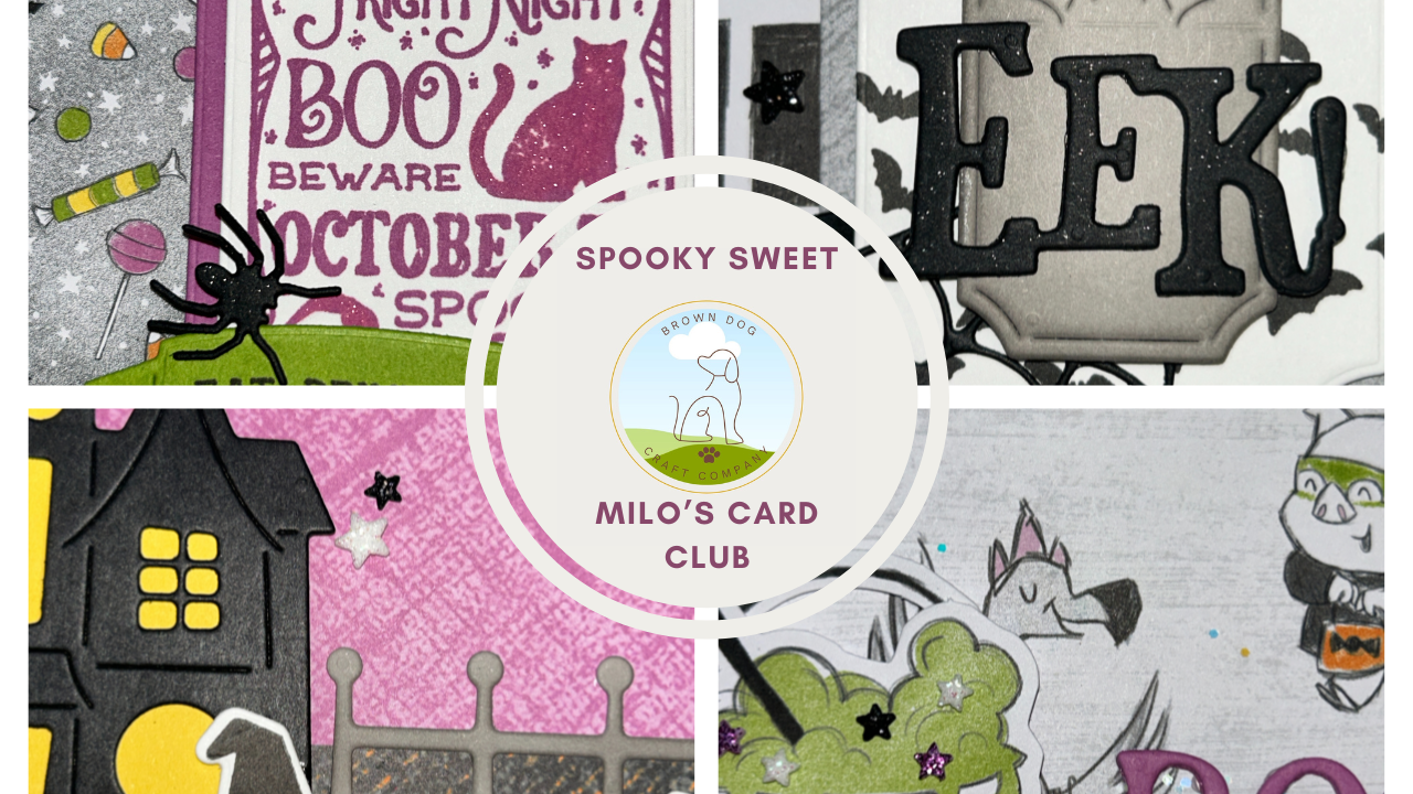 October Milo’s Card Club PDF Tutorial – Spooky Sweet Suite 🎃